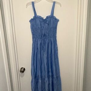 Francesca's Collections Coastal Blue Dress